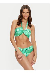 Seafolly Góra od bikini Secret Garden 33816-220 Zielony. Kolor: zielony. Materiał: syntetyk