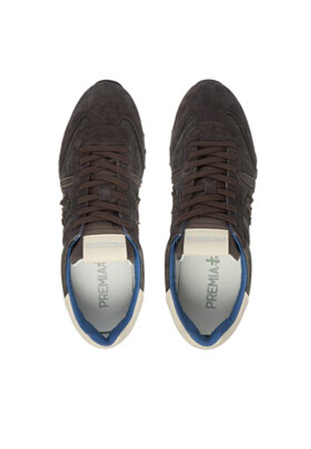 Premiata Sneakersy Lucy Var 7768 Brązowy. Kolor: brązowy. Materiał: skóra