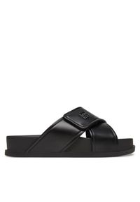Klapki Armani Exchange. Kolor: czarny