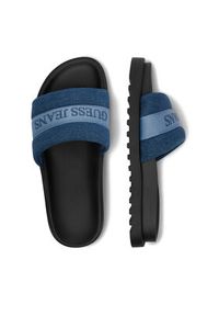 Guess Jeans Klapki EO-GJ2123 Niebieski. Kolor: niebieski. Materiał: materiał #5