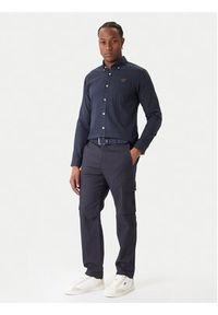 Aeronautica Militare Koszula 252CA1277UCT03532 Granatowy Regular Fit. Kolor: niebieski. Materiał: bawełna #3