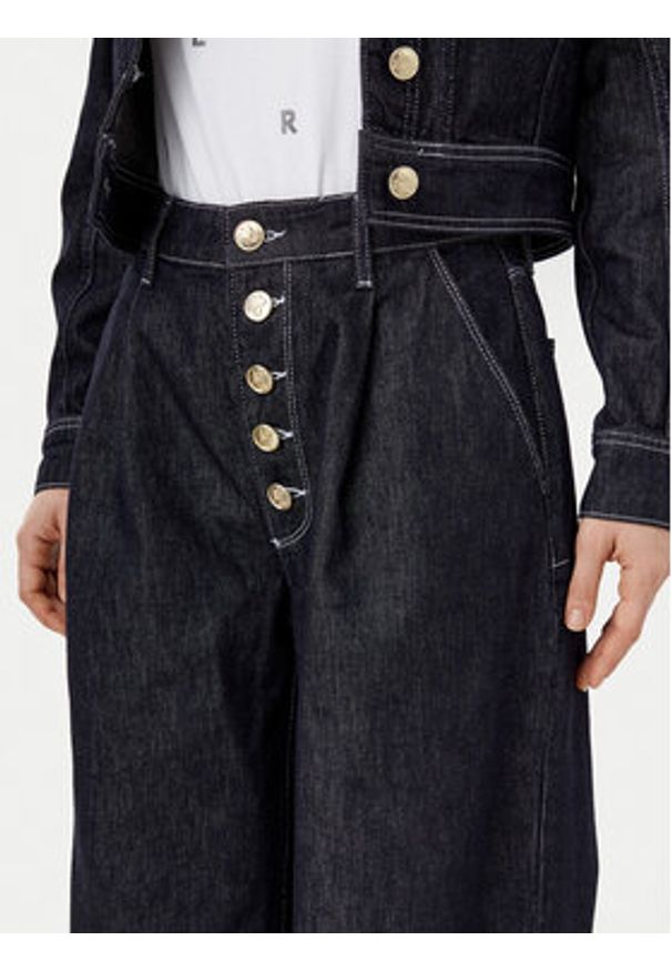 Karl Lagerfeld - KARL LAGERFELD Jeansy A1W10133 Granatowy Loose Fit. Kolor: niebieski