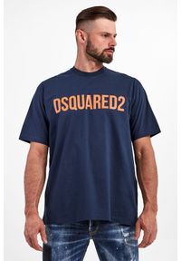 T-shirt DSQUARED2. Długość rękawa: krótki rękaw. Długość: krótkie. Wzór: nadruk