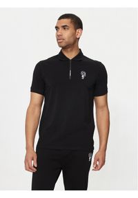 Karl Lagerfeld - KARL LAGERFELD Polo 745400 543221 Czarny Regular Fit. Typ kołnierza: polo. Kolor: czarny. Materiał: bawełna