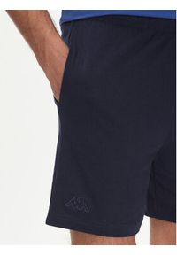 Kappa Szorty materiałowe Logo Korpo Cabas 303HZE0 Granatowy Regular Fit. Kolor: niebieski. Materiał: bawełna #5