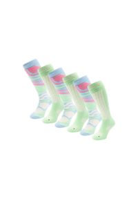 POEDERBAAS - Skarpety narciarskie - Damskie - 6 par - Ice Blue. Kolor: niebieski. Materiał: wełna. Sport: narciarstwo #1