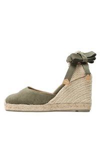 Castañer Espadryle Carina/8/002 021642-414 Zielony. Kolor: zielony. Materiał: materiał