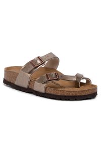 Birkenstock Japonki Mayari 1016409 Złoty. Kolor: złoty. Materiał: skóra