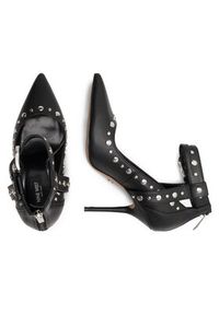 Nine West Szpilki AZIZA SJ1487-1 Czarny. Kolor: czarny. Materiał: syntetyk. Obcas: na szpilce