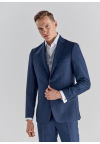 Pako Lorente - PAKO LORENTE – Marynarka garniturowa MERALD P00WB-3G-314-N. Okazja: na wesele, na ślub cywilny. Materiał: wełna. Styl: klasyczny #9