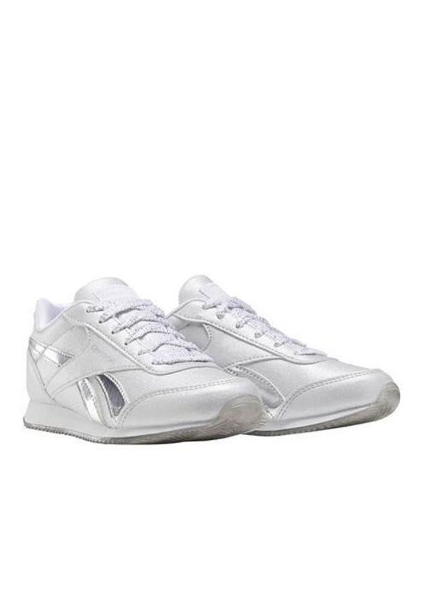 Buty do chodzenia dla dzieci Reebok Royal CL Jogger. Zapięcie: sznurówki. Kolor: biały. Materiał: materiał, syntetyk. Szerokość cholewki: normalna. Model: Reebok Royal. Sport: turystyka piesza