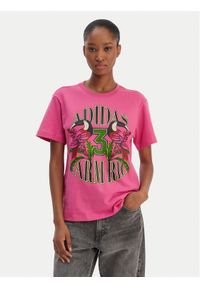 Adidas - adidas T-Shirt Farm Rio Graphic KD4640 Różowy Regular Fit. Kolor: różowy. Materiał: bawełna #1