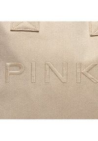 Pinko Torebka Beach Shopping PE 24 PLTT 100782 A1X1 Beżowy. Kolor: beżowy #3