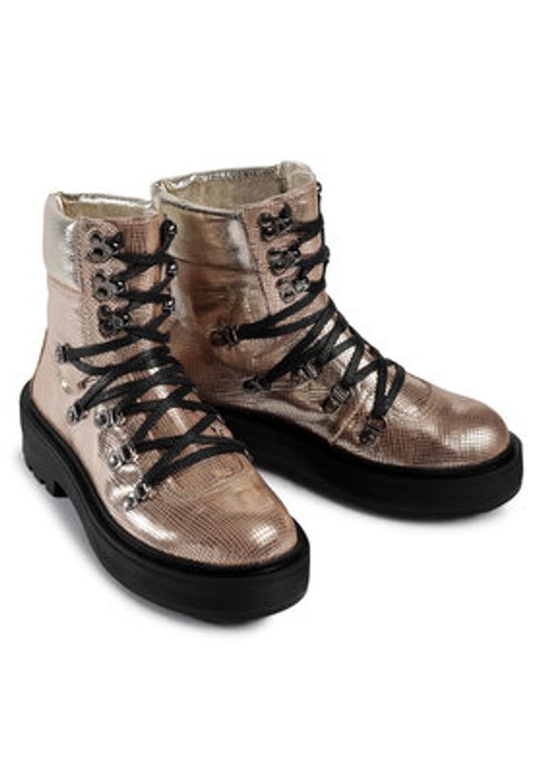 Sergio Bardi Trzewiki SB-68-10-000909 Złoty. Kolor: złoty. Materiał: skóra