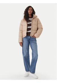 Tommy Jeans Kurtka zimowa DW0DW21625 Beżowy Regular Fit. Kolor: beżowy. Materiał: syntetyk. Sezon: zima #6