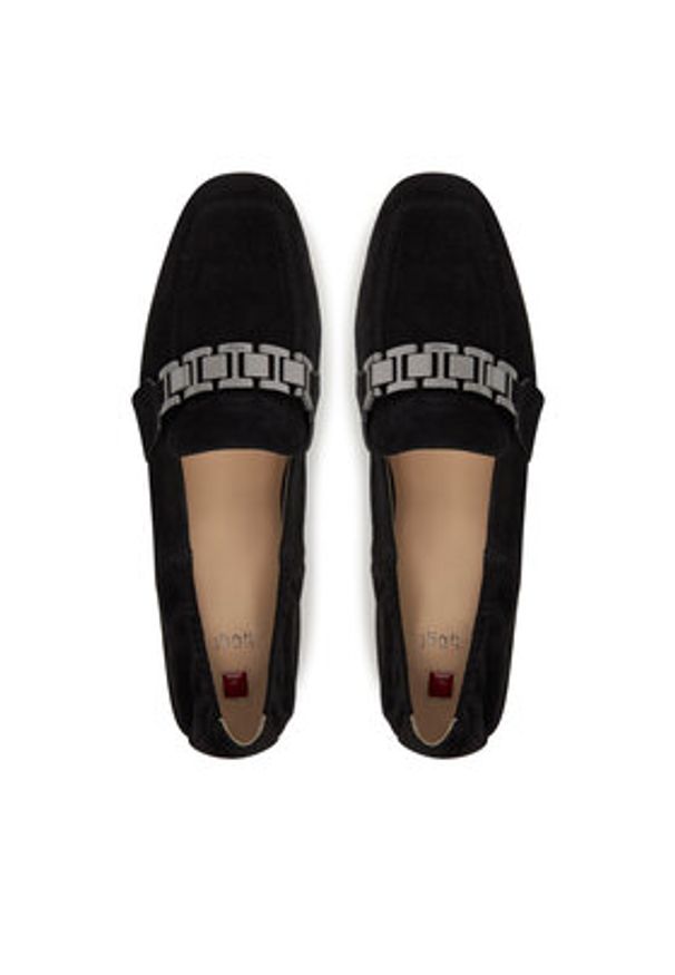HÖGL Loafersy Madeleine 9-100952 Czarny. Kolor: czarny. Materiał: zamsz, skóra