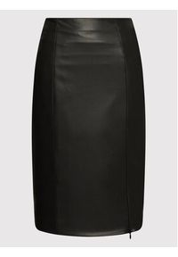 Marciano Guess Spódnica z imitacji skóry 2RGD00 9645Z Czarny Regular Fit. Kolor: czarny. Materiał: syntetyk