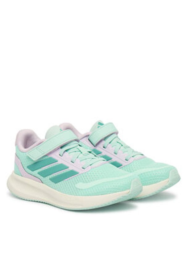 Adidas - adidas Sneakersy Runfalcon 5 JP9403 Zielony. Kolor: zielony. Materiał: materiał
