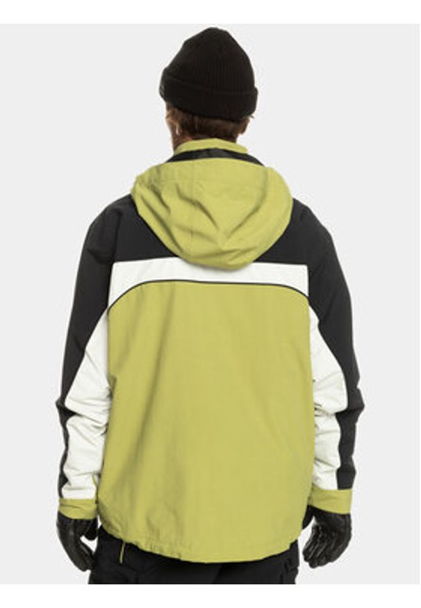Quiksilver Kurtka narciarska Live Wire Snjt EQYTJ03408 Zielony Regular Fit. Kolor: zielony. Materiał: syntetyk. Sport: narciarstwo