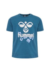 Koszulka dla chłopca niemowlaka Hummel Dream. Kolor: wielokolorowy, niebieski, turkusowy. Długość rękawa: krótki rękaw. Długość: krótkie. Sport: joga i pilates #1