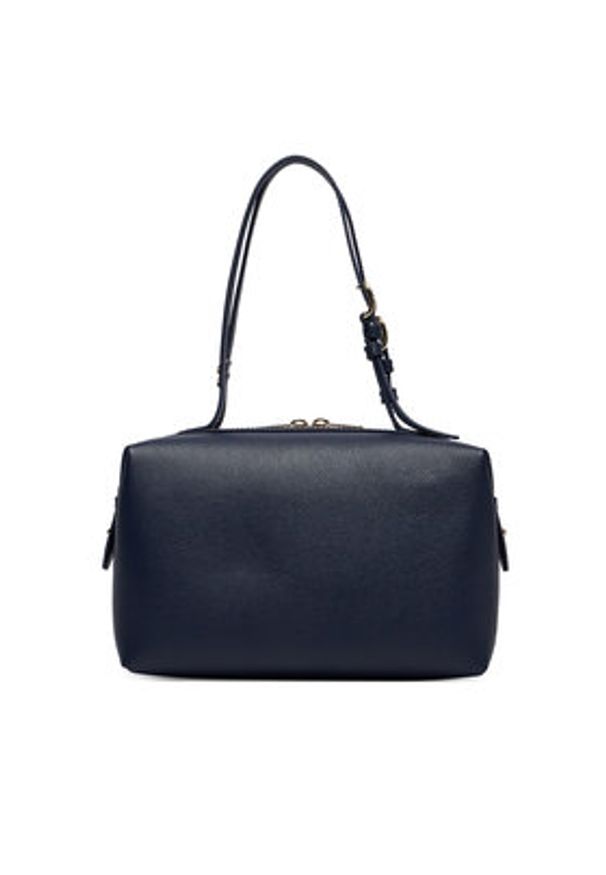 Furla Torebka Double M WB01905 BX3036 KH 4852S Granatowy. Kolor: niebieski. Materiał: skórzane