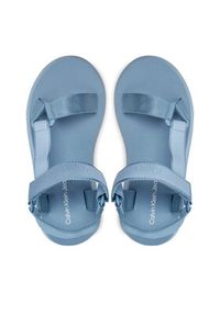 Calvin Klein Jeans Sandały Sandal Velcro Webbing Dc YW0YW01353 Niebieski. Kolor: niebieski #3