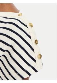 TOMMY HILFIGER - Tommy Hilfiger T-Shirt Gold Btn Cap WW0WW50942 Kolorowy Slim Fit. Materiał: bawełna. Wzór: kolorowy #4