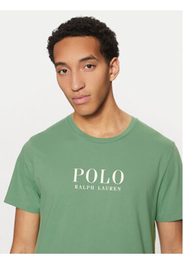 Polo Ralph Lauren T-Shirt 714899613017 Zielony Regular Fit. Typ kołnierza: polo. Kolor: zielony. Materiał: bawełna