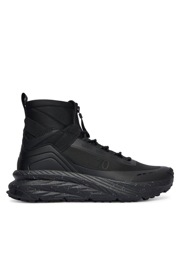 EA7 Emporio Armani Sneakersy 7X000300 AF18451 UC001 Czarny. Kolor: czarny. Materiał: materiał