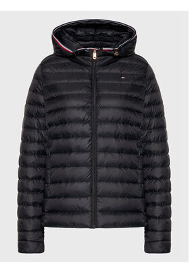 TOMMY HILFIGER - Tommy Hilfiger Kurtka puchowa Heritage WW0WW34299 Czarny Regular Fit. Kolor: czarny. Materiał: syntetyk, puch