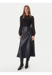 Morgan Body 251-TWIST Czarny Slim Fit. Kolor: czarny. Materiał: wiskoza