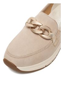 Rieker Półbuty 58944-60 Beżowy. Kolor: beżowy. Materiał: zamsz, skóra #5