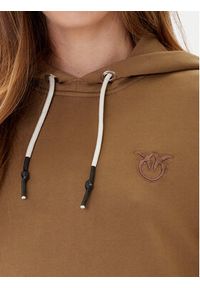 Pinko - PINKO Bluza Melato 105507 A2RB Brązowy Regular Fit. Kolor: brązowy. Materiał: bawełna #3