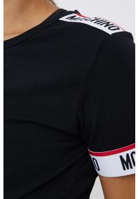 Moschino Underwear T-shirt damski kolor czarny. Okazja: na co dzień. Kolor: czarny. Materiał: dzianina. Styl: casual #2