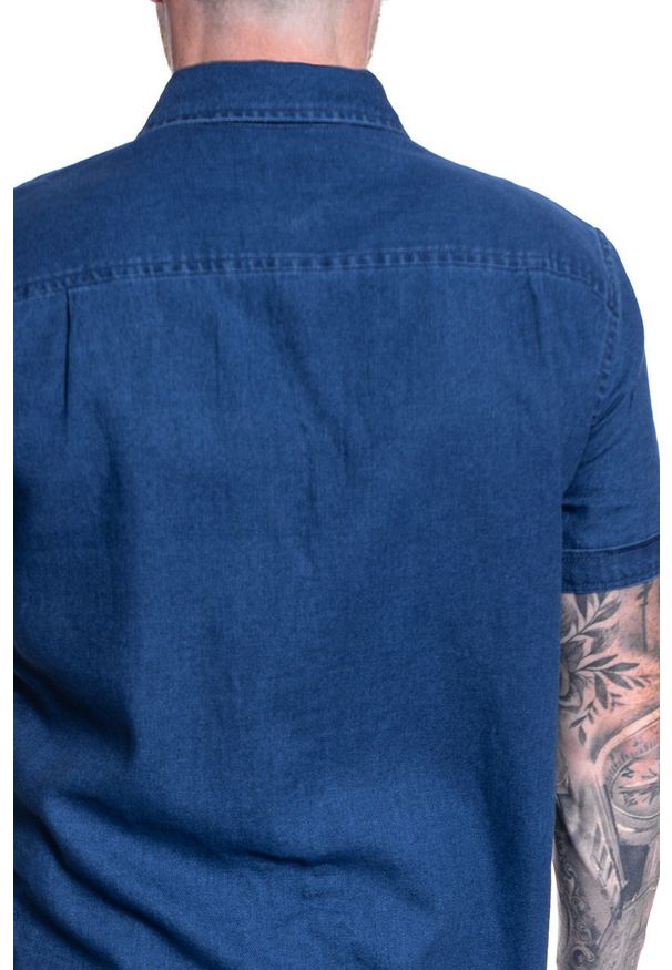 Mustang - MĘSKA KOSZULA JEANS MUSTANG CHRIS SOFT TWILL 1009867 5335. Materiał: jeans