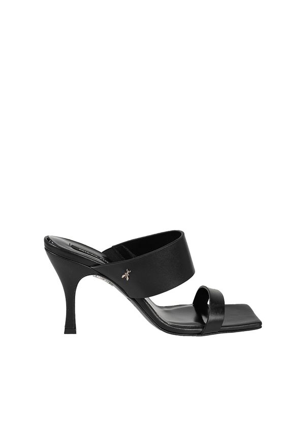 Patrizia Pepe Sandały | 8X0048-L011 | Kobieta | Czarny. Okazja: na co dzień. Kolor: czarny. Materiał: skóra. Sezon: lato. Obcas: na szpilce. Styl: elegancki, casual