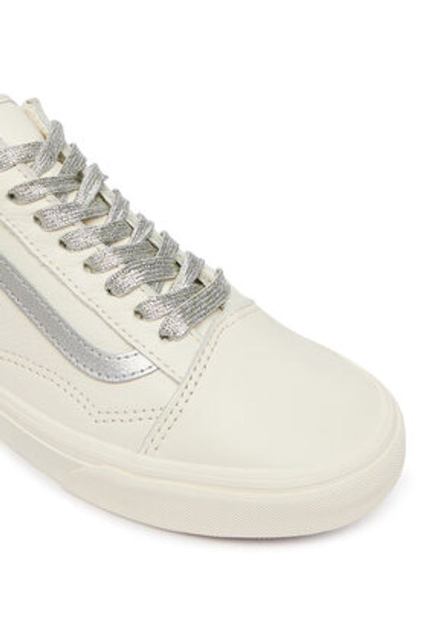 Vans Tenisówki Old Skool VN000D6WC9F1 Écru. Kolor: kremowy. Materiał: zamsz, skóra