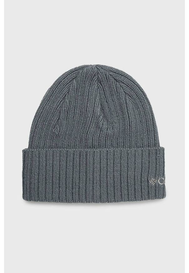 columbia - Columbia czapka Watch Cap kolor niebieski CU9847.. Kolor: niebieski