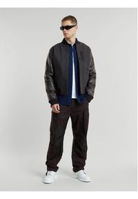 G-Star RAW - G-Star Raw Spodnie materiałowe Rovic Zip 3D D25219-D308 Czarny Loose Fit. Kolor: czarny. Materiał: bawełna