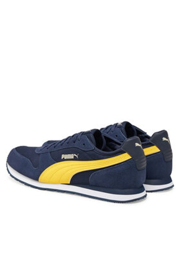 Puma Sneakersy ST MILER 401622 11 Granatowy. Kolor: niebieski. Materiał: skóra, zamsz
