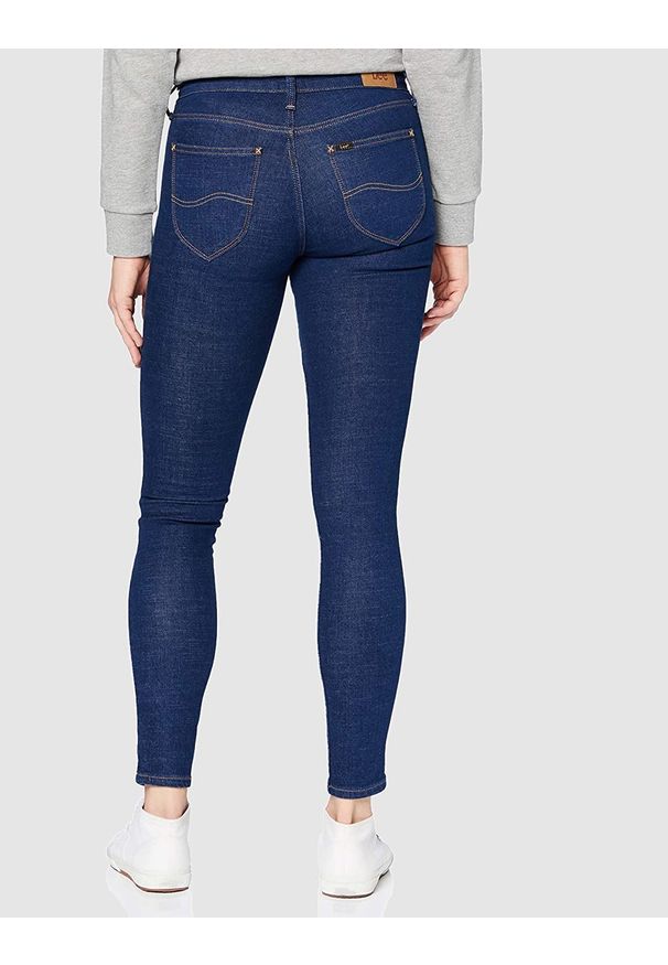 Lee - LEE JODEE DAMSKIE SPODNIE JEANSOWE DARK CLEMENT L529PQAN 112112059
