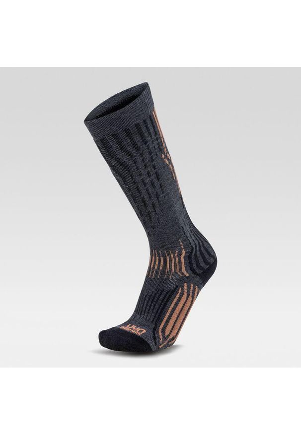 UYN - Skarpety narciarskie damskie Uyn Ski Cashmere. Kolor: szary. Sport: narciarstwo