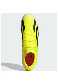 Adidas - Buty adidas X Crazyfast League In M IF0701 żółte. Kolor: żółty. Materiał: syntetyk, materiał. Szerokość cholewki: normalna