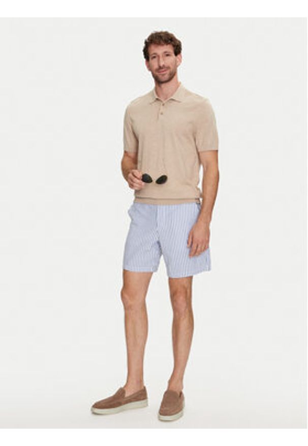 GAP - Gap Szorty materiałowe 624260-03 Niebieski Regular Fit. Kolor: niebieski. Materiał: bawełna