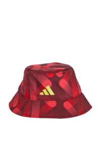 Adidas - Czapka Germany (Women's Team) Away Bucket. Kolor: czerwony, brązowy, żółty, wielokolorowy. Materiał: materiał