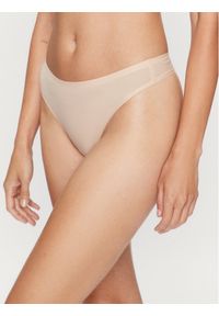 Chantelle Stringi Soft Stretch C26490 Beżowy. Kolor: beżowy. Materiał: bawełna