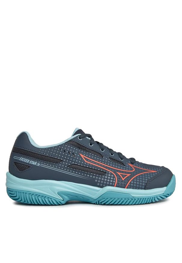 Buty do tenisa Mizuno. Kolor: niebieski. Sport: tenis