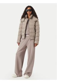EA7 Emporio Armani Kurtka zimowa 7W001496 AF26297 U6100 Beżowy ciemny Regular Fit. Kolor: beżowy. Materiał: syntetyk. Sezon: zima #2