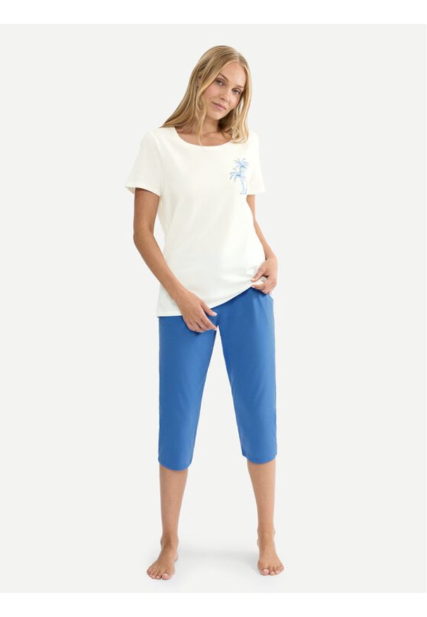 Triumph Piżama Sets 10227221 Kolorowy Regular Fit. Materiał: bawełna. Wzór: kolorowy