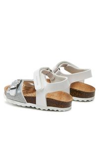 Geox Sandały B Sandal Chalki Girl B922RA 0NFKC C0007 M Biały. Kolor: biały